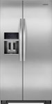 Front Zoom. KitchenAid - 23.6 Cu. Ft. Counter-Depth Side-by-Side Refrigerator - Stainless/Stainless look.