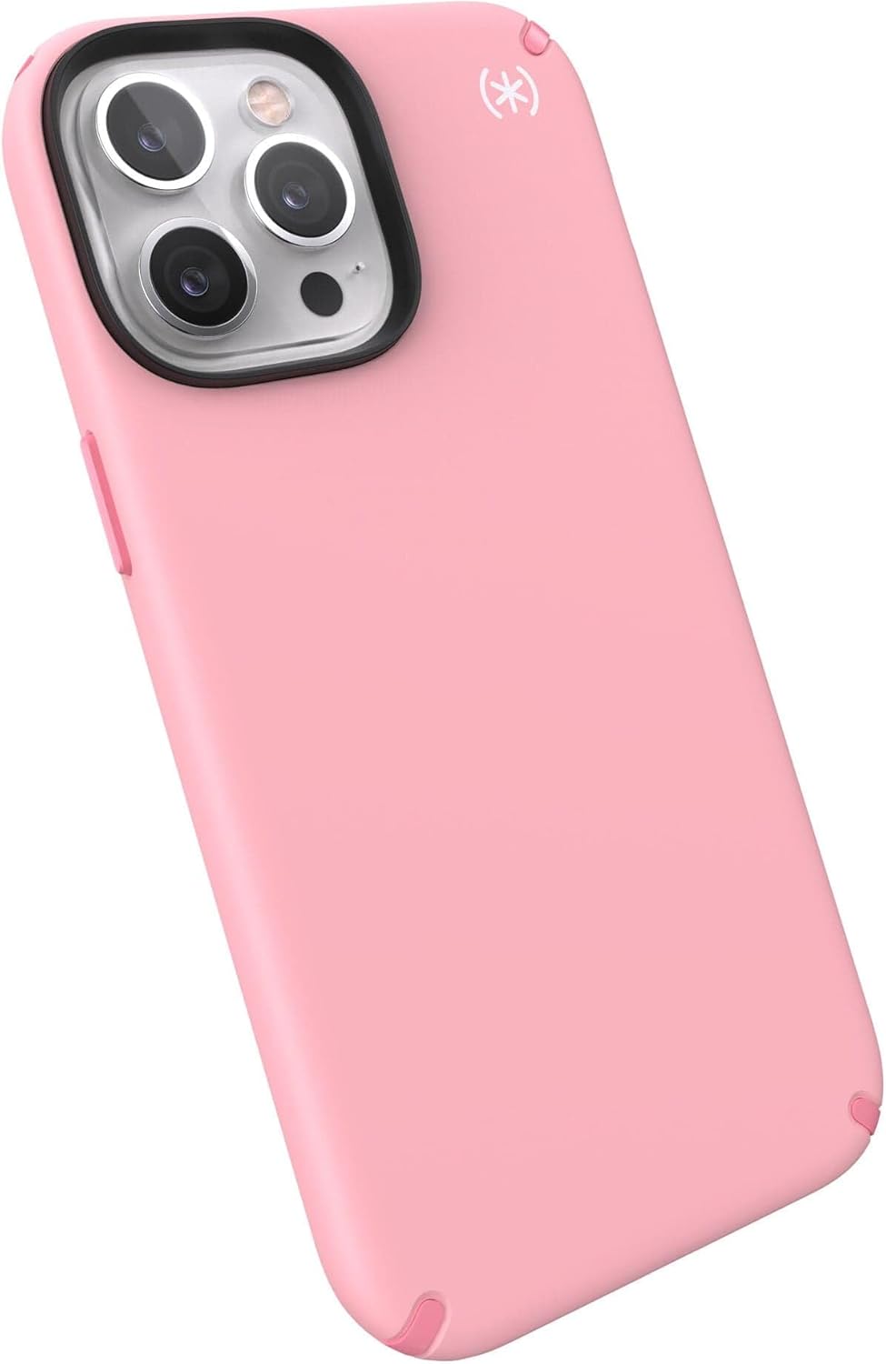 Angle. Speck - Speck - Presidio2 Pro Case for Apple iPhone 13 Pro Max - Rosy Pink/Vintage Rose/White - Rosy Pink/Vintage Rose/White.