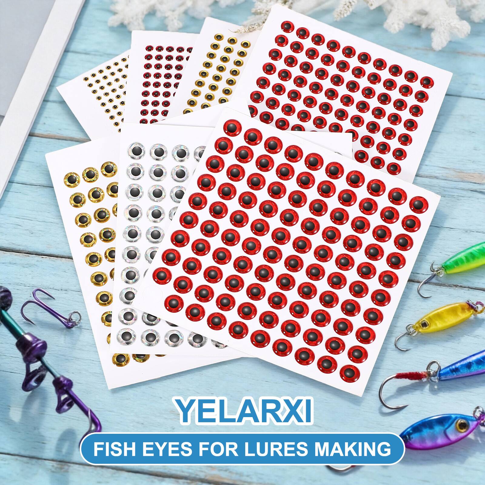 YELARXI  
FISH EYES FOR LURES MAKING