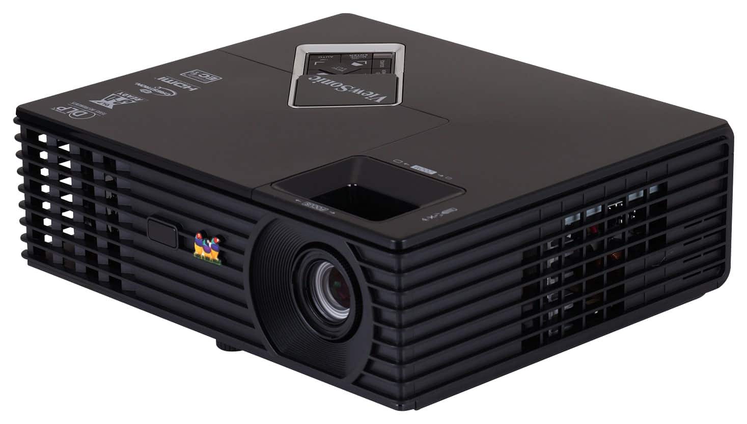 Front. ViewSonic - XGA DLP Projector - Black.