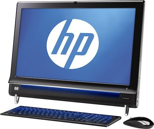 Angle Standard. HP - Factory-Refurbished All-In-One Computer / Intel® Pentium® Processor / 23" Display / 4GB Memory.