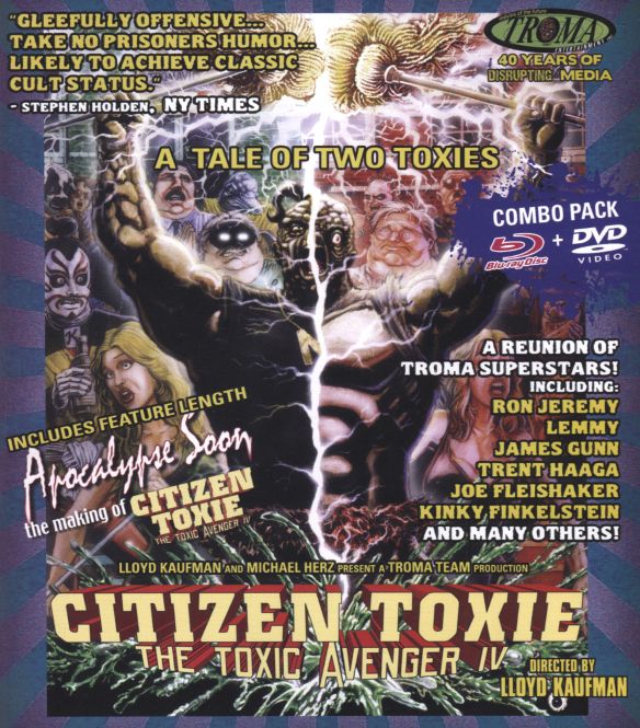  Citizen Toxie: Toxic Avenger IV [Blu-ray/DVD] [2 Discs] [2000]