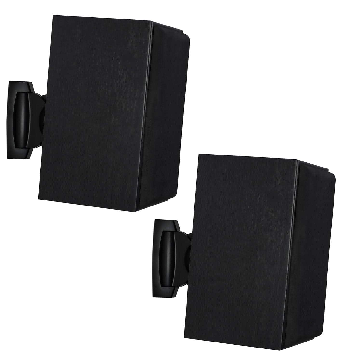 Mount-It! - Heavy-Duty Universal Speaker Wall Mounts (Pair) – Support Speakers Up to 22 lbs with Tilt & Swivel