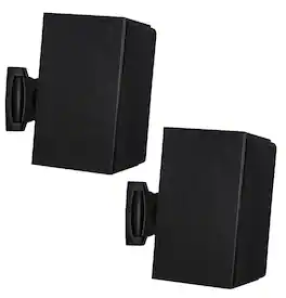 Mount-It! - Heavy-Duty Universal Speaker Wall Mounts (Pair) – Support Speakers Up to 22 lbs with Tilt & Swivel