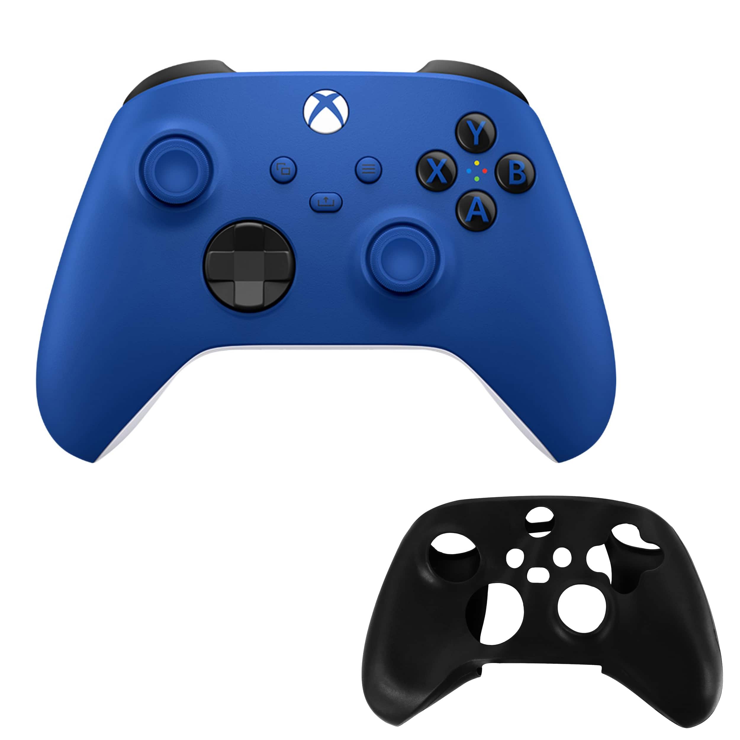 Microsoft - Xbox Series X/S Controller with Silicone Sleeve - Blue