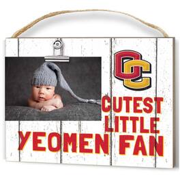 Jardine - Oberlin Yeomen 16" x 22" Cutest Little Weathered Logo Frame - White