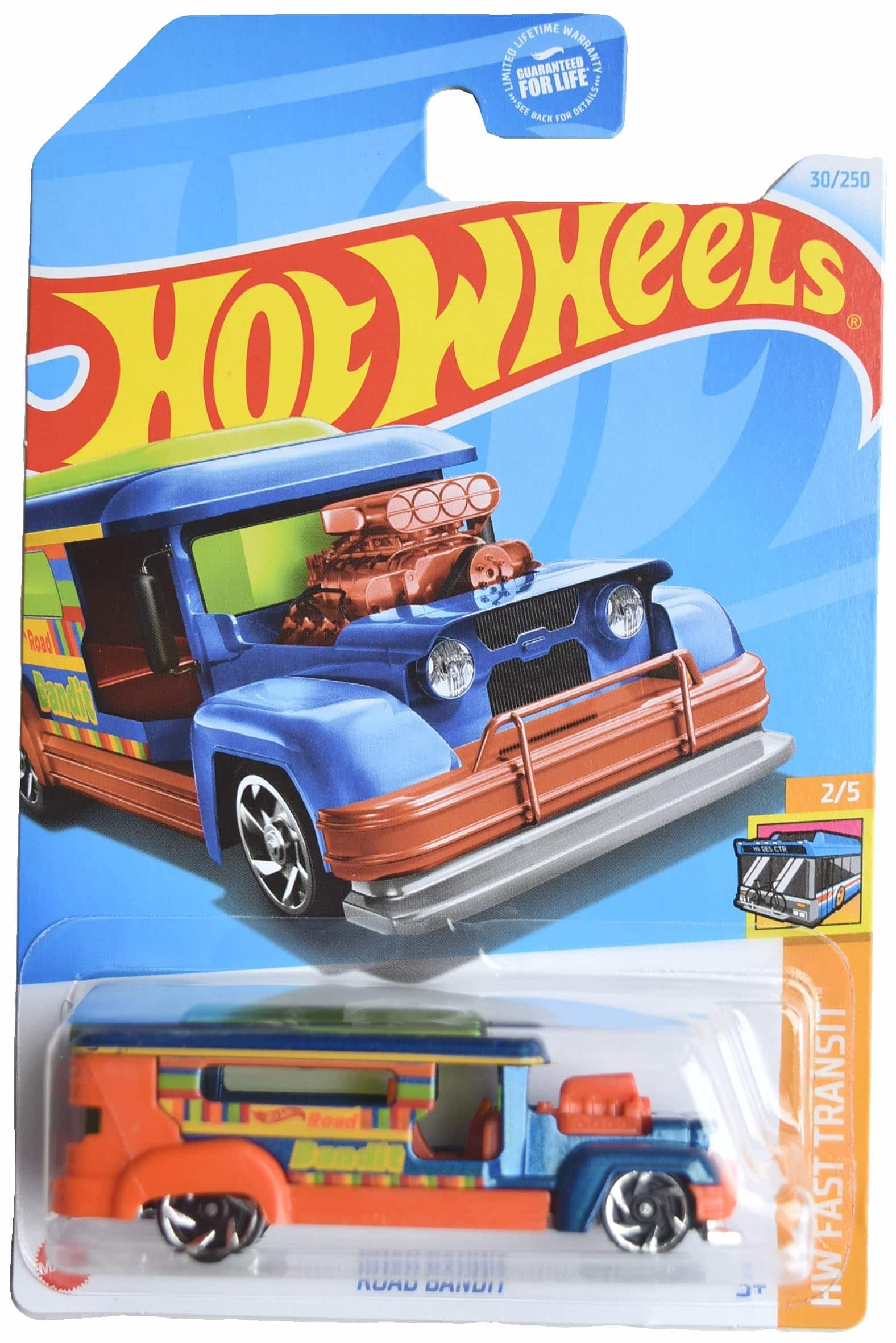 DORLUKFU - Hot Wheels Road Bandit, HW Fast Transit 2/5 [Blue/Orange] 30/250