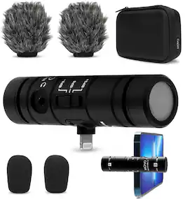 MOVO - DoubleMic-DI Dual Capsule Microphone for iPhone