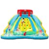 Front. Gymax - Gymax Inflatable Mighty Water Slide Park Bounce Splash Pool Without Blower.