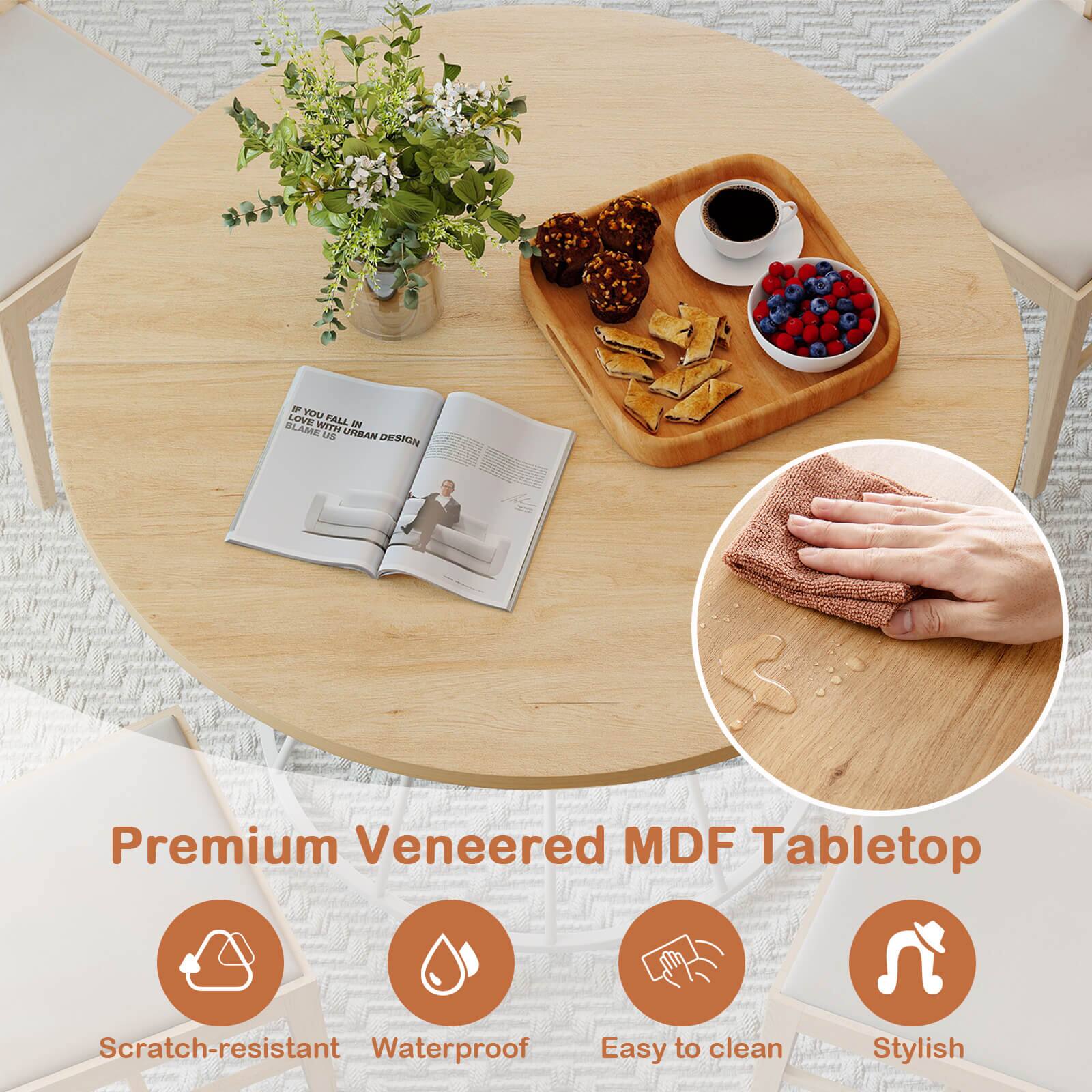 - You LOVE FYDU FALL IN GLAME WITH URBAN DESIGN
- Premium Veneered MDF Tabletop
- Scratch-resistant
- Waterproof
- Easy to clean
- Stylish