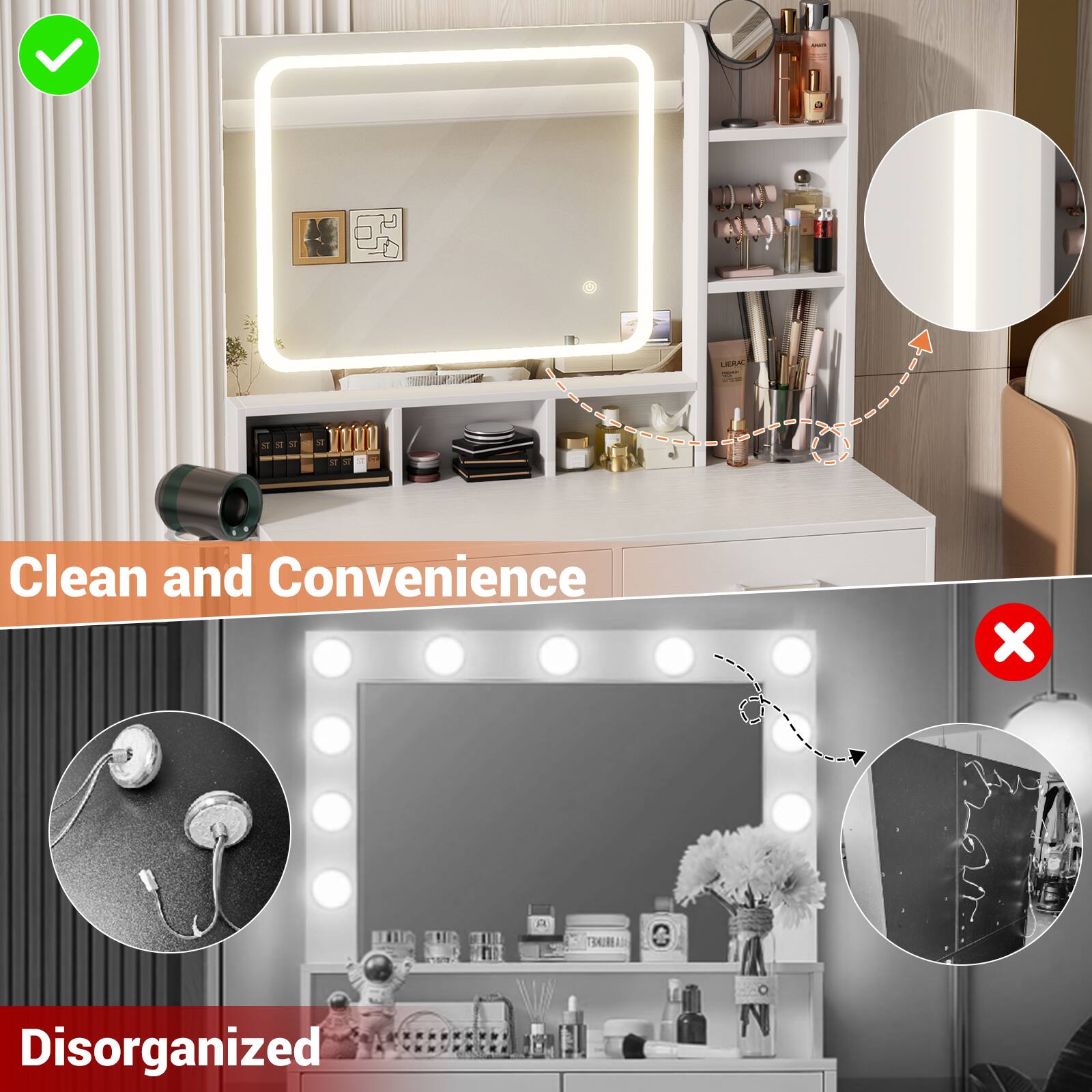 - LERIC -  
Clean and Convenience  
Disorganized