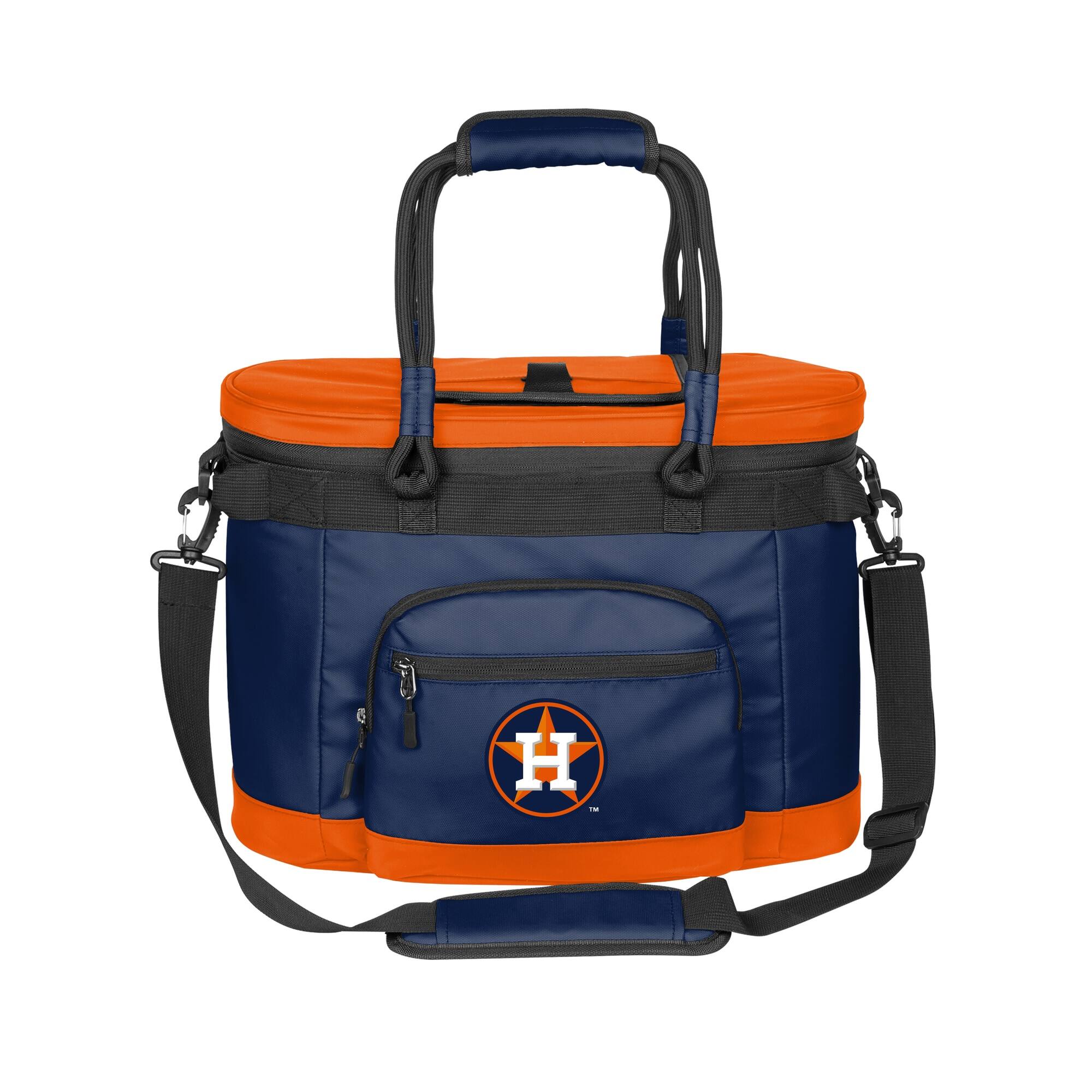 Front. Logo Brands - Houston Astros 35 Can Flex Cooler - Navy.