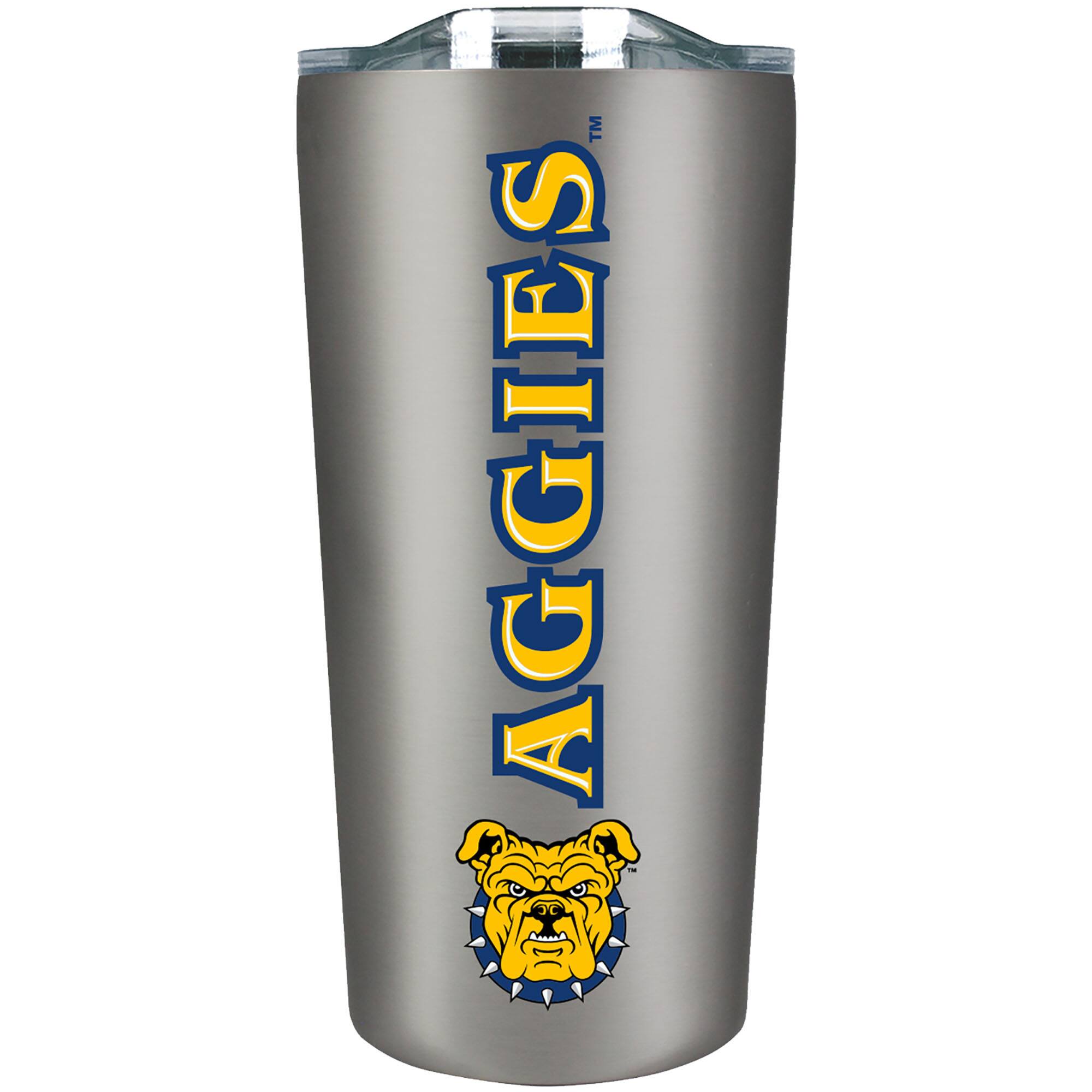 Alt View 1. The Fanatic Group - North Carolina A&T Aggies 18oz. Soft Touch Tumbler Two-Piece Set - Multicolor.