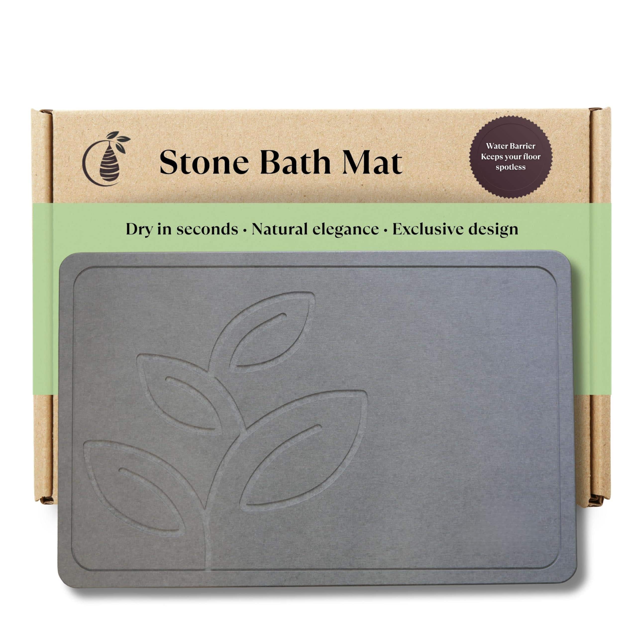 Paradigms Interiors - Fast-drying Stone Bath Mat - Diatomaceous Earth Absorbent Non-slip Mold-resistant Effortless Clean With Wipe Or Sand 23 - Default