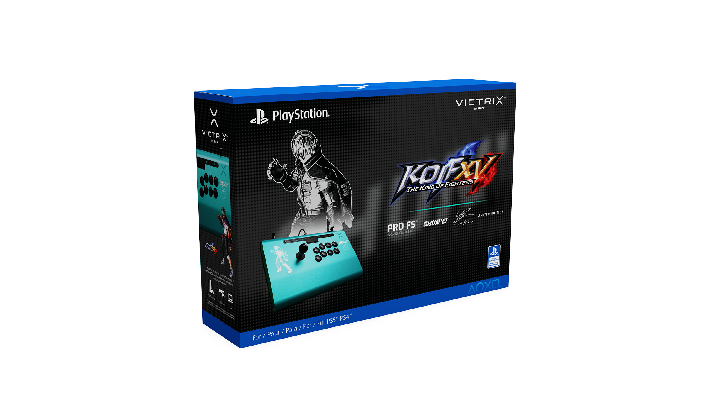 VICTRIX 10 - Kofay VICTRIX - PlayStation.  
KOF XV THE KING OF FIGHTERS LIMITED EDITION SHUN'EI PRO FS  
For / Para / Pour / For PS5, PS4