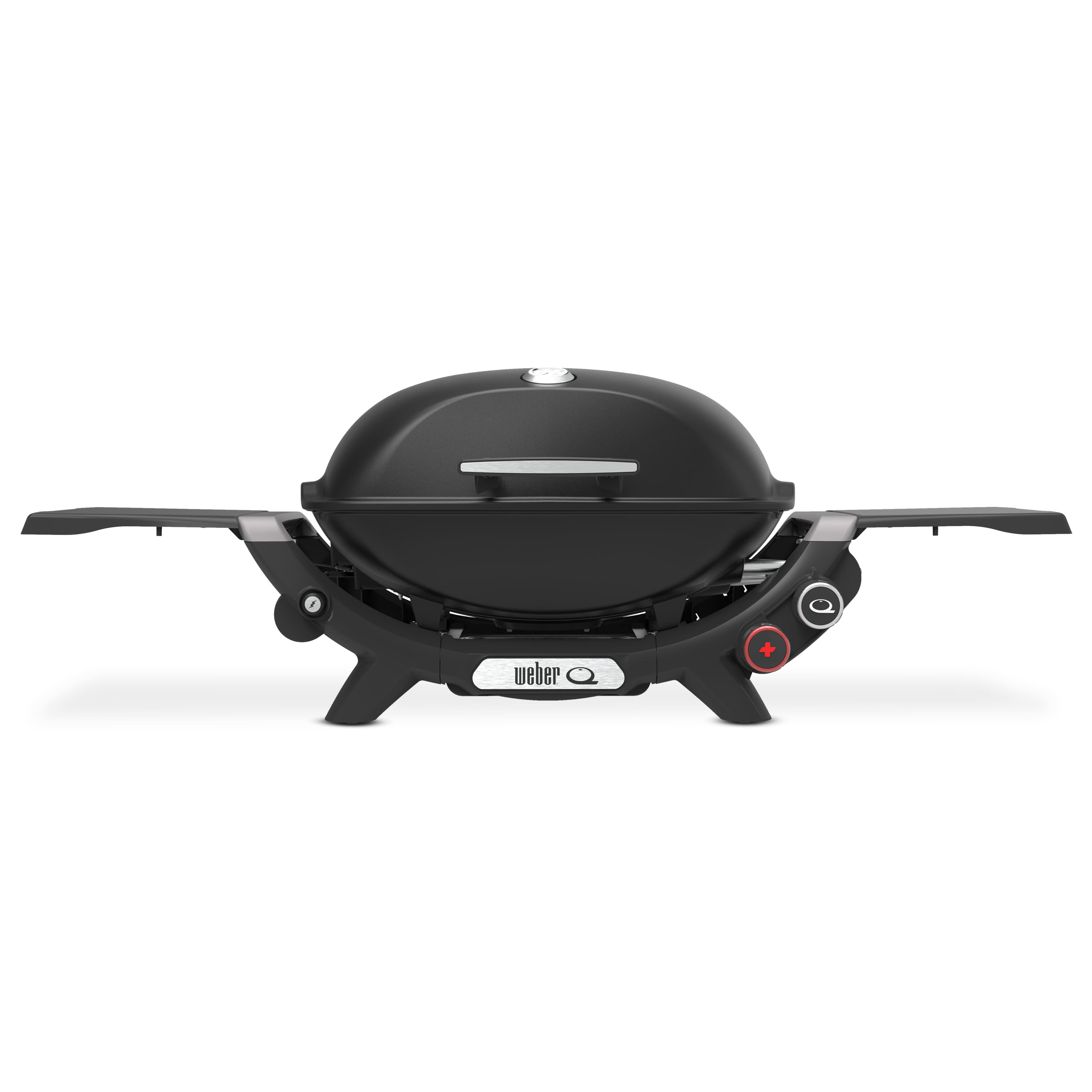Angle. Weber - Q 2800N+ liquid Propane Gas Grill - Mindnight Black.