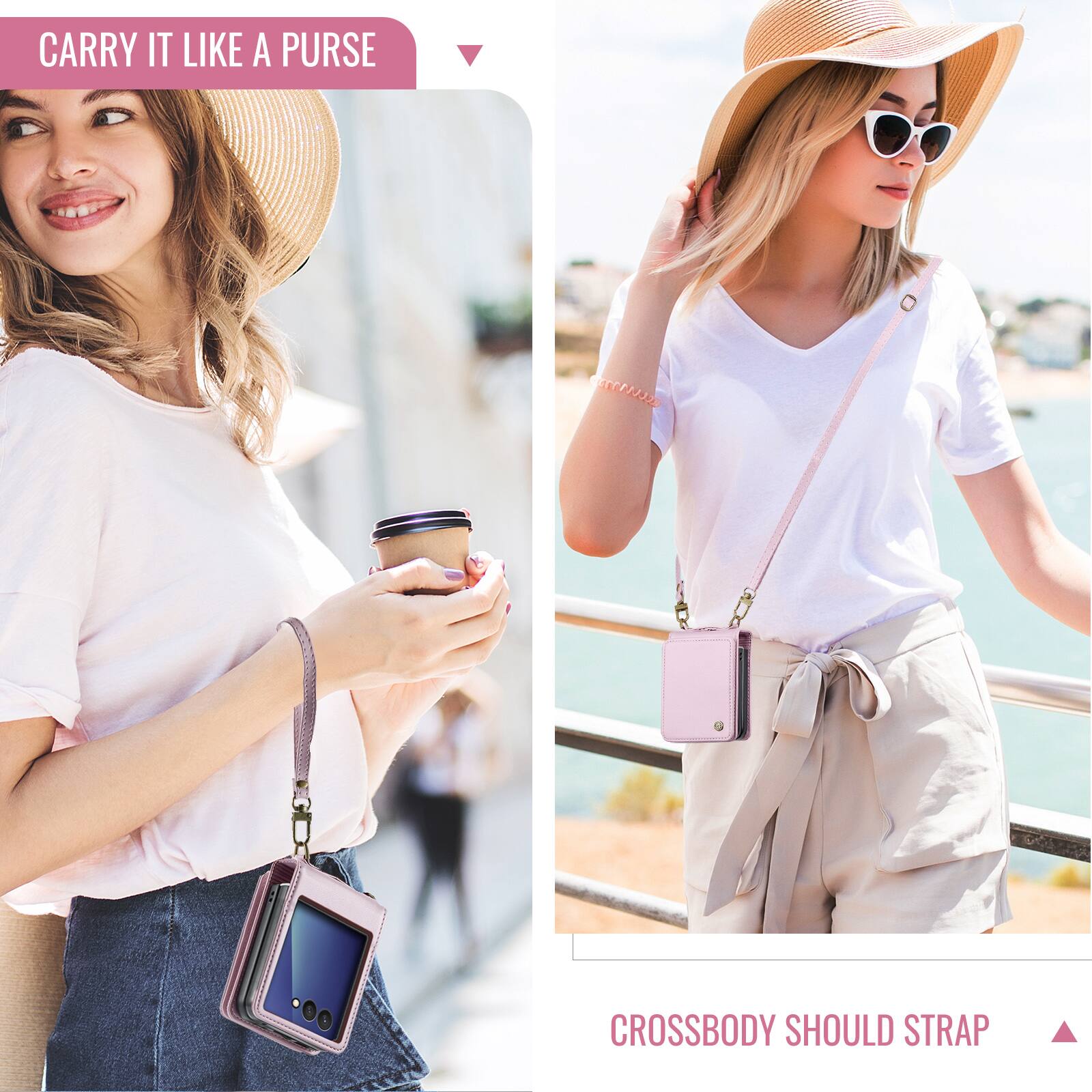 CARRY IT LIKE A PURSE

CROSSBODY SHOULD STRAP