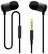 Front Standard. Incipio - f90 Hi-Fi Earbud Headphones - Black/Silver.