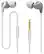 Front Standard. Incipio - f99 Hi-Fi Earbud Headphones - White/Gray.