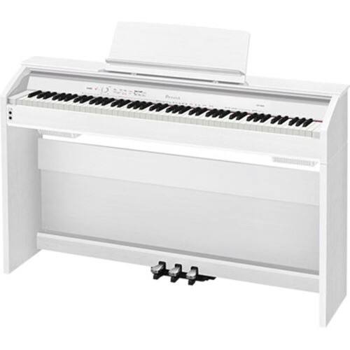 Front Standard. Casio - Piano - White.