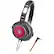Front Standard. Audio-Technica - Headphone - Black, Red.