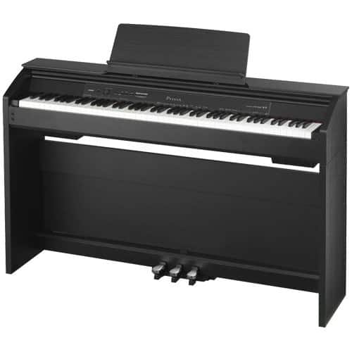 Front Standard. Casio - Piano - Black.
