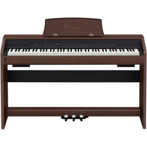 Front. Casio - Piano - Brown.