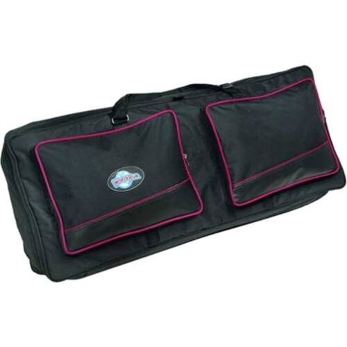 Front Standard. World Tour - Deluxe Carrying Case for Musical Keyboard - Black.