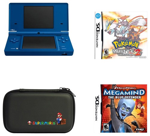 overdrivelse Kritisk salgsplan Best Buy: Nintendo DSi with Pokémon White Version 2 and Megamind: The Blue  Defender Matte Blue 62B620