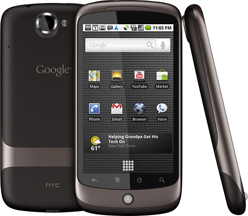 Best Buy Htc Google Nexus One Mobile Phone Unlocked Black Dark Gray Htc Google Nexus One