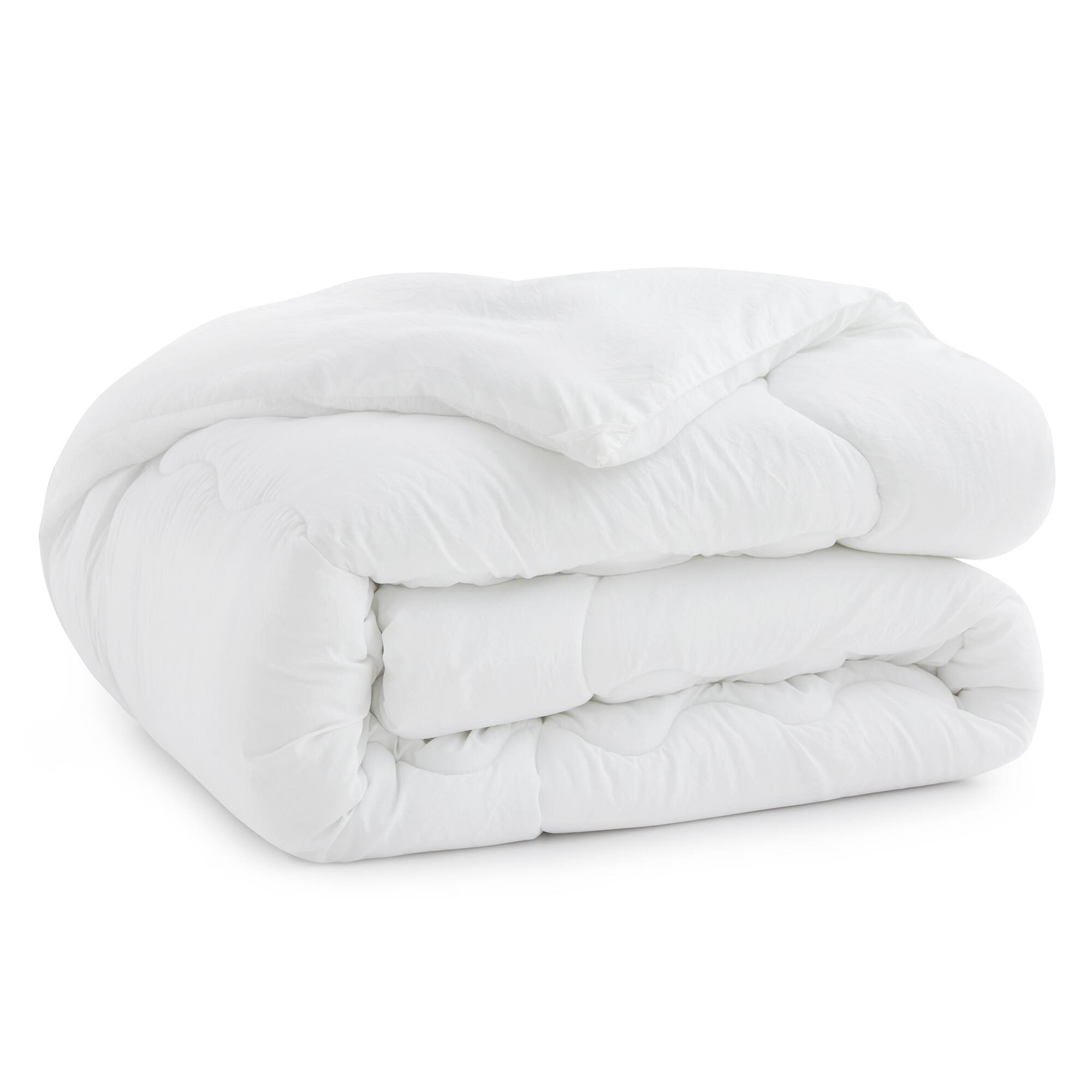 Alt View 1. Peace Nest - Peace Nest Antimicrobial Anti-Dust Mite Down Alternative Comforter, All Season Duvet Insert, Queen - White.
