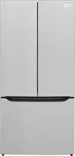 Frigidaire - 32 in. Wide 20 Cu. Ft. Counter-Depth French Door Refrigerator with Internal Water Dispenser - Fingerprint-Resistant Stainless Steel Look