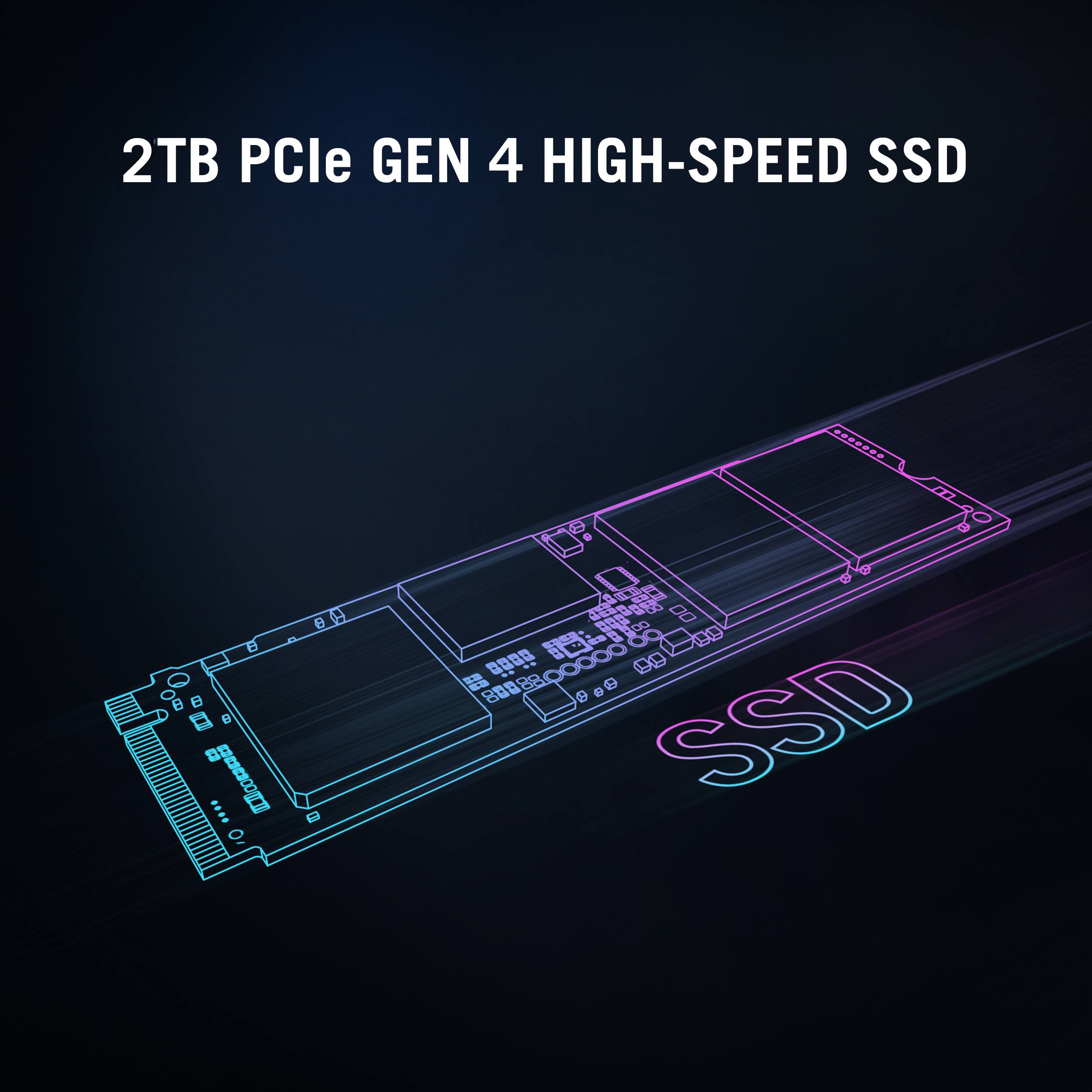 2TB PCIe GEN 4 HIGH-SPEED SSD