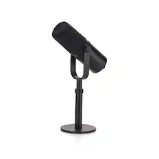 Front. Saramonic - MV POD Dynamic USB & XLR Microphone for Podcasting, Streaming, Gaming, and Recording - Black.