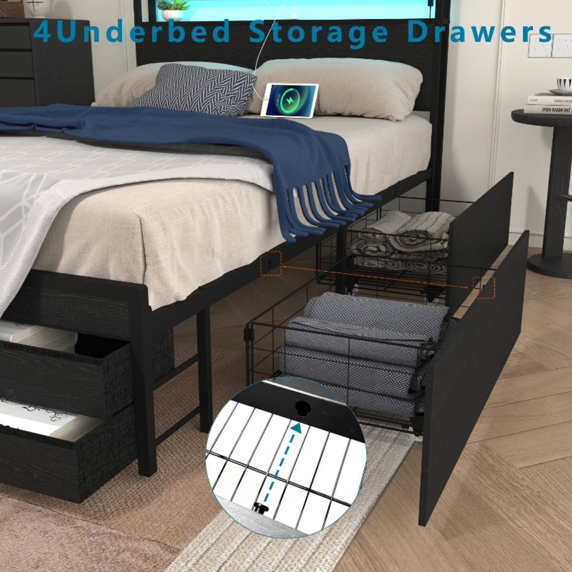 4Underbed Storage Drawers