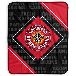 Pegasus - Louisiana Ragin' Cajuns 50" x 60" Diamond Logo Fleece Blanket - Multicolor