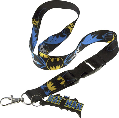  Batman Bat Kid Shield Logo Lanyard Retractable Reel