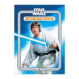 NMR Distribution - Star Wars Luke Skywalker 2.5 x 3.5 Inch Flat Magnet - Blue
