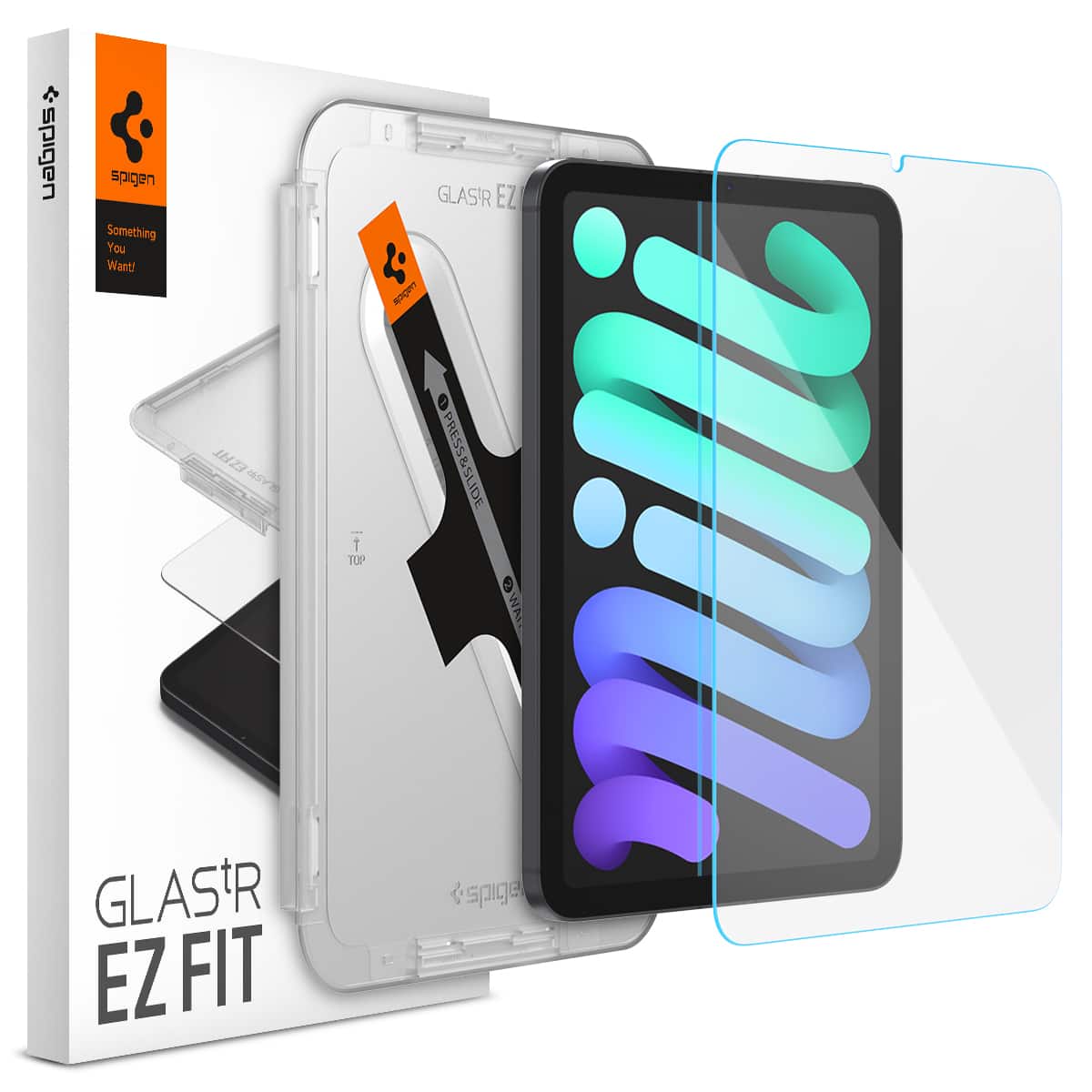 Spigen - GLAS.tR EZ FIT iPad Mini Screen Protector - Clear