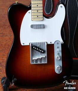 Axe Heaven - 3-Color Sunburst Telecaster Miniature Guitar - Collectibles - Multicolor