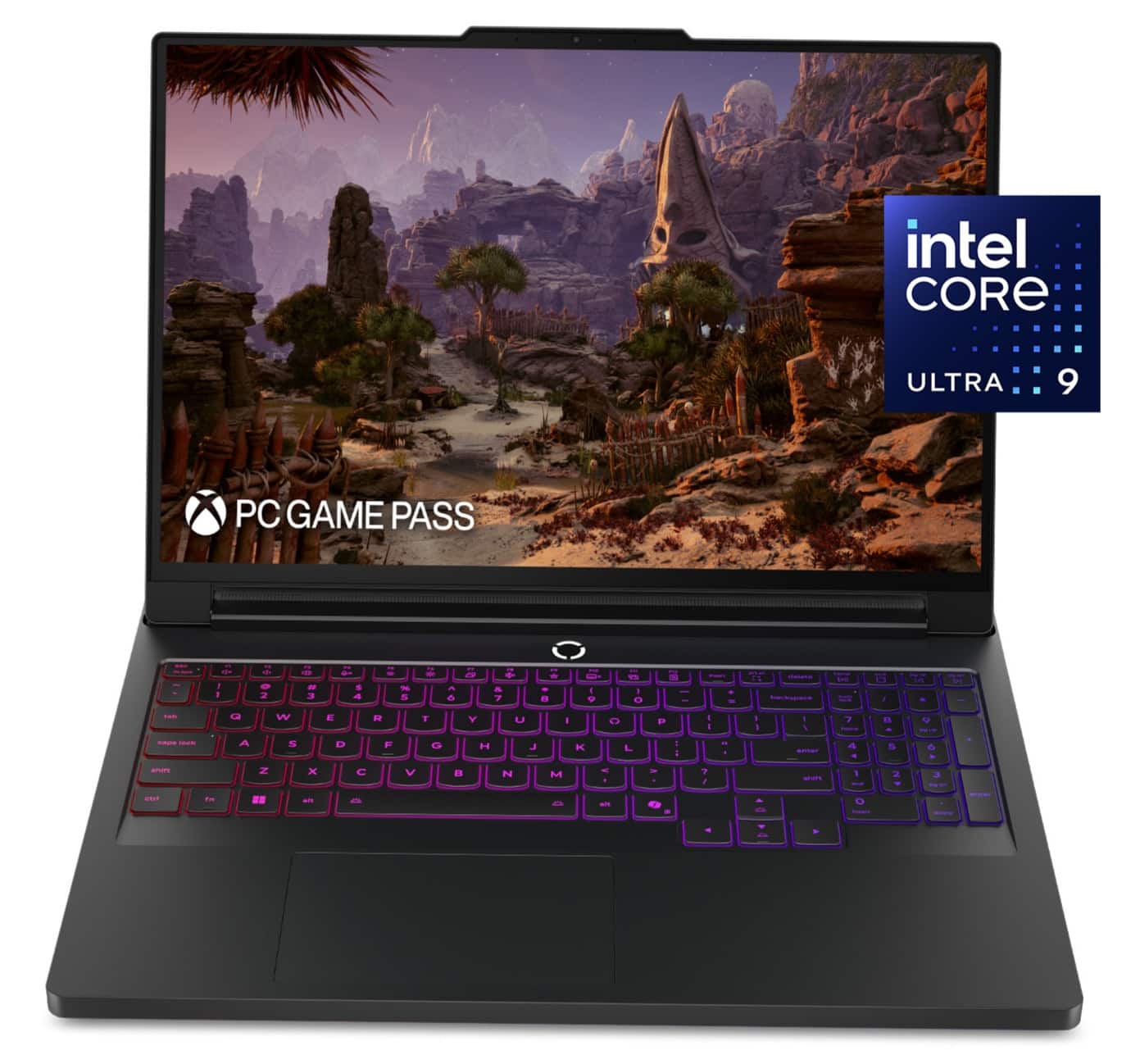 Lenovo - Legion Pro 7i 16" 2.5K OLED Gaming Laptop - Intel Core Ultra 9 275HX 2025 - 32GB RAM - NVIDIA GeForce RTX 5080 - 1TB - Eclipse Black - Front_Zoom