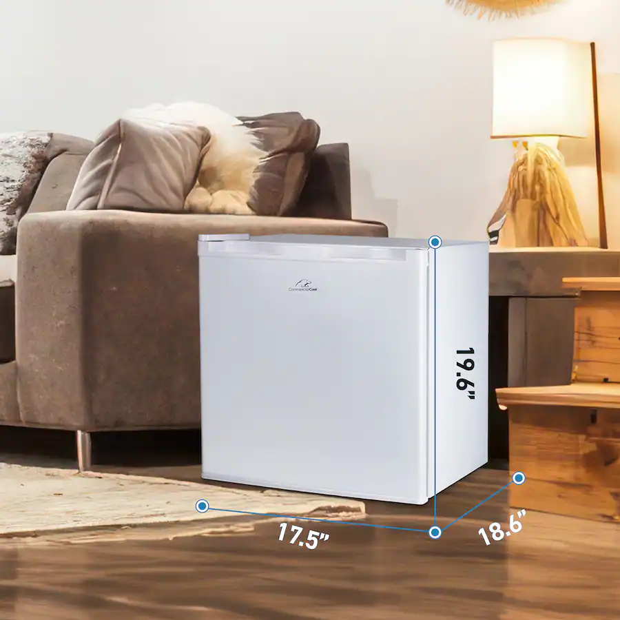 Personal Ref Commercial Cool 1.6 Cu. Ft. Compact Refrigerator, Single Door Mini ...