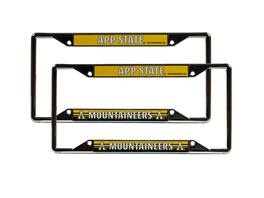 Rico Industries - Appalachian State Moutaineers Chrome (2) EZ View License Plate Frame Set - Multi