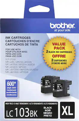 Brother - XL High-Yield 2-Pack Ink Cartridges - Black