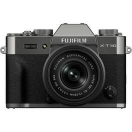 Fujifilm - X-T30 III Mirrorless Camera with 13-33mm f/3.5-6.3 Lens Charcoal Silver