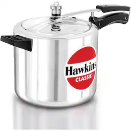 Hawkins - CL65 6.5 Liter Aluminum Pressure Cooker - Silver