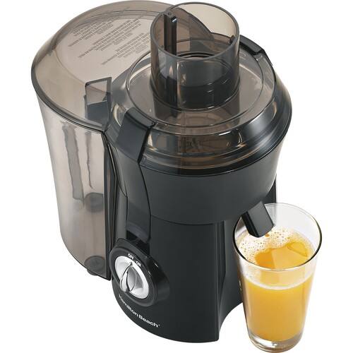 Front. Hamilton Beach - Big Mouth Juice Extractor (67601) - Black.