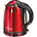 Front Standard. Hamilton Beach - 1 Liter Electric Kettle (40997) - Red, Stainless Steel.