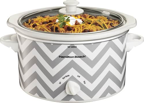 Front. Hamilton Beach - 3 Quart Slow Cooker - White.