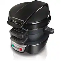 Hamilton Beach - Breakfast Sandwich Maker - Black - Front_Zoom